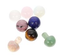 HOMOBABE 8pièces Décoration Champignon Pierre Pour Aquariums Et Jardins Miniatures Ornements Uniques Et Élégants Pour Fleurs Et Bacs à Fleurs