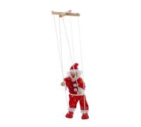 HOMOBABE à Fils Bois de Noël de Contes avec Design Attrayant pour Garçon Fille Poupée de Santa Claus Accessoire de Décoration pour Fêtes et Spectacles