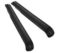 HOMOBABE Accoudoir Confortable pour Chaise Pliante et Fauteuil Inclinable, Design en Plastique Noir, pour Bureau et Maison, Set de 1