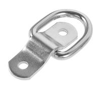 HOMOBABE Anneau D'arrimage Multifonction en Fer de Haute Résistance, Crochet D'ancrage Robuste Argenté pour Remorque et Camion, pour Sécuriser la Charge