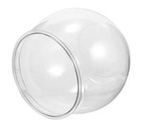 HOMOBABE Aquarium Transparent Plastique Petit Réservoir pour Poissons Betta et Goldfish Décoration Moderne pour Maison et Bureau Bocal Durable pour Plantes et