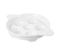 HOMOBABE Assiette Escargot Professionnelle Plat de Cuisson Céramique avec Compartiments pour Escargots Parfait pour Barbecue et Restaurants