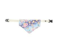 HOMOBABE Bandana Triangle pour Chien Et Chat Bavoir Réversible Écharpe Confortable Et Lavable Accessoire Élégant pour Animaux De Compagnie s Motif Fleur