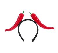 HOMOBABE Bandeau de Tête Forme de Piment pour Adultes Accessoire de Costume pour Décoration Originale et Ludiques de Faux Légumes