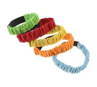 HOMOBABE Bandes Élastiques pour Course à Trois Jambes en PP, Lot de 5 Pièces, Stables et Réutilisables, pour Jeux Extérieurs et Activités de Cohésion D'équipe