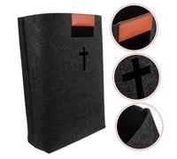 HOMOBABE Biblique Feutre Capacité De Transport pour Église Utilisation Quotidienne Et Étude Biblique Foncé