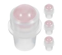 HOMOBABE Bille de Rouleau en Jade Rose 10ml de 16mm 4pcs Application et Réutilisable pour Bouteilles D'huile Essentielle pour Diffuseur D'huiles Essentielles