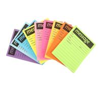 HOMOBABE Blocs-notes Autocollants Multifonctions Compacts et Portables Lot de 9 en Papier, Faciles à Utiliser pour Messages Quotidiens ou Maison
