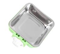 HOMOBABE Bol De Nourriture Suspendu Inoxydable pour Chiens Et Chats Récipient Amovible pour Alimentation Et Eau Accessoire Pratique pour Cage Et Crate Design Élégant Et Économiseur