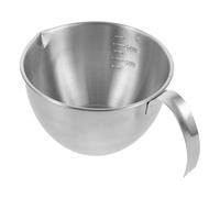 HOMOBABE Bol Mélangeur 600ml pour Préparation Culinaire et Stockage Alimentaire en Acier Inoxydable avec Poignée Bol Profond Cuisine et Pâtisserie
