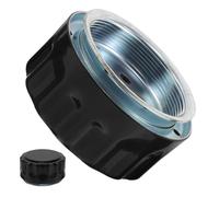 HOMOBABE Bouchon de Réservoir Essence Métallique pour Chargeuse Couvercle Robuste Anti-fuite Remplacement pour Réservoir de Carburant de Véhicules de Construction