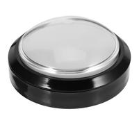 HOMOBABE Bouton-Poussoir de Remplacement Blanc Rond Lumineux pour Jeu D’Arcade, Bouton Auto-réinitialisable, Accessoire pour Machine de Jeu Quiz, Pression Tactile Sûre et Solide, Concours