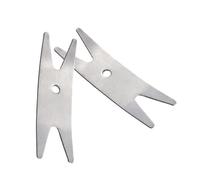 HOMOBABE Boutons de n Acier Inoxydable Argentés 2 Pcs pour Guitare et Basse Bords Chanfreinés et Polis, Outils pour Serrage et Desserrage Mécaniques