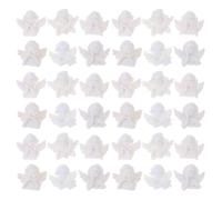 HOMOBABE Breloques Anges en Résine Blanche 60 Pcs, Accessoires de Décoration Artisanale pour Coque de Téléphone, Ornement Créatif Diy, Charmes Soi-même pour Loisirs Créatifs