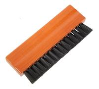 HOMOBABE Brosse pour Disques Vinyles en Nylon et Bois Légère et Antistatique, Nettoyant pour Vinyle et CD à Domicile, Protège Vos Enregistrements