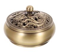 HOMOBABE Brûleur de Parfum Domestique en Cuivre Sculpture Fine et Forme Créative, Atmosphère Mystérieuse, Style Rétro Délicat pour Salon ou Temple