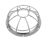 HOMOBABE Cadre Abat-jour en Fil Métallique Robuste, Cage de Protection pour Ampoule, Cache-ampoule Vintage, Abat-jour Suspendu en Fer, Protection Lampe de Plafond pour Éclairage