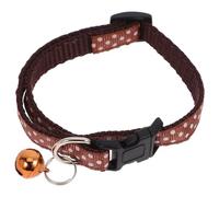 HOMOBABE Collier à Clochette à Pois Réglable avec Clochette Sonore pour Petit Chien et Chat, Léger en PP pour Animaux de Compagnie
