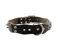 HOMOBABE Collier Cuir pour Chien Collier Simple Et Adorable pour Chiens De Moyenne à XL