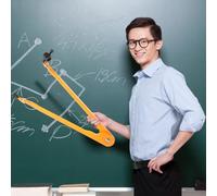 HOMOBABE Compas de Dessin Scolaire Pratique Outil de Mathématiques pour Enseignants Compas à Faisceau pour Tableau Portable et Résistant