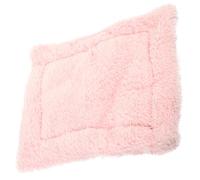 HOMOBABE Coussin Douillet pour Petits Animaux Tapis Chauffant Mouton pour Hamster Lapin Chinchilla Taille 40X30 CM Litière Confortable et Respirante pour Hiver
