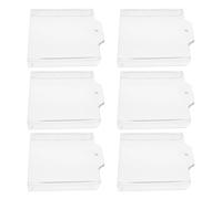 HOMOBABE Couverture du Point d'appel 6pcs en ABS, Garde Anti-feu pour déclencheur Manuel, prévention des Fausses alertes, Installation Facile pour Maisons