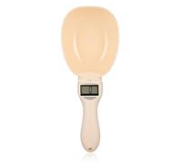 HOMOBABE Cuillère à Mesurer Électronique 800g Beige en Pp Écran Lcd, Balance Numérique Portable pour Aliments et Nourriture pour Animaux, pour Usage Quotidien Cuisine