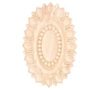 HOMOBABE Décoration de Porte sculptée européenne décoration intérieure Petit décor Gothique Sculpture Mur Autocollants décalcomanies Appliques sculptées décoration de Meubles Bois d'hévéa