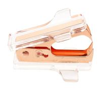 HOMOBABE Dégrafeur Portable D'avion, Outil Ergonomique en Acrylique et Métal pour Retirer les Agrafes sans Déchirer les Documents, pour Bureau et Maison