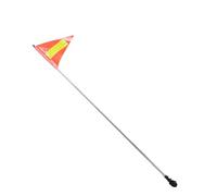 HOMOBABE Drapeau Design Portable et Petite Embarcation de Sécurité pour Kayak en Polyester avec Mât Rétractable Compact pour Pêche et Explorations en Canoë