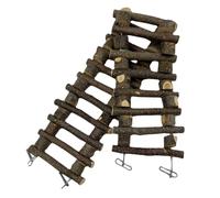 HOMOBABE Échelle Bois pour Oiseaux Jouet De Grimpe pour Perroquets pour Entraînement Et Exercice avec De Suspension Enrichissez Les Activités De Vos Petits Animaux