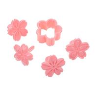 HOMOBABE Emporte-pièces à Biscuits Fleur de Cerisier 1 Ensemble en Plastique Léger Motifs Reliefs pour Pâtisserie Maison Cuisson Biscuits et Chocolats Décoratifs