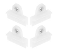 HOMOBABE Ensemble de 4 Clips de Fixation en Plastique Blanc pour Vitre de Voiture et Bas de Caisse, Solide et Ajustement Sécurisé pour Intérieur Véhicule