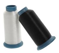 HOMOBABE Ensemble de Fil à Coudre Haute Résistance Nylon Transparent 2 Rouleaux pour Machine à Coudre pour de Couture et Réparation