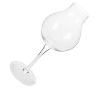 HOMOBABE Ensemble de Tasses à Thé en Cristal 210ml avec Pied Long, Design Artistique Élégant, Durabilité Améliorée pour Cérémonie et Dégustation Spéciale
