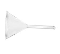 HOMOBABE Entonnoir Verre Triangulaire pour Chimie Analytique Outil Épais Réutilisable et Lavable Main pour Expériences Laboratoire