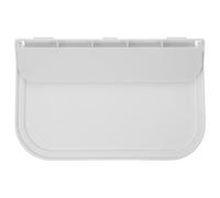 HOMOBABE Étagère Murale Pliante Blanche en Plastique PP pour Salle de Bain et Chambre, Support de Rangement Simple et Élégant, Planche de Rangement Fonctionnelle