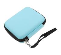 HOMOBABE Étui à Médiators de Guitare Portable en Eva Bleu, Léger Chic | Organisateur Compact, Rangement pour Picks Électriques et Ukulélé, Facile à Transporter, Style Fashion