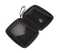 HOMOBABE Étui de Rangement Portable Noir pour Kalimba Piano à Pouces en Cuir Pu et Eva, Protection, Facile à Transporter un Paquet