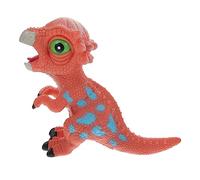 HOMOBABE Figurine de Dinosaure Sonore Plastique Éducatif pour Garçon Fille Modèle de Dinosaure Réaliste à Pousseur avec Effets Sonores Décoration de Salle de Jeu et Outil Couleur Aléatoire