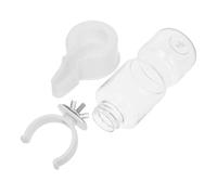 HOMOBABE Fontaine à Perroquet Cage Distributeur Mangeoire Auto Alimentation Arrosage Oiseau Perruche Perrutiques en Buvant Perroquets Buveur pour Pendaison Accessoires Petit Abdos Blanche