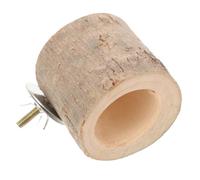 HOMOBABE Gamelle en Bois pour Hamster et Écureuil Mangeoire Suspendue pour Animaux avec Surface Antidéversement Facile à Nettoyer