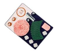 HOMOBABE Grand Tapis De Reniflage pour Chien Mat pour Chien à De Nourriture Tapis De Jeu Éducatif pour Animaux De Compagnie pour Détente Et Entraînement des Sens