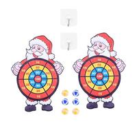 HOMOBABE Jeu de Fléchettes Interactif pour Garçon et Filles, 2 Sets Portables en Feutre, Lanceur de Balles pour Maison et Bureau, Développement Couleur Couleur Aléatoire Plusieurs Styles