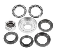 HOMOBABE Kit de 7 Roulements à Billes en Alliage pour Colonne de Direction Moto 110-125cc, Durabilité et Performance, pour Montagnes et Déserts