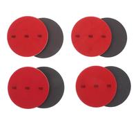HOMOBABE Kit de Polissage pour Boule de Bowling 20pcs avec Éponges à Poncer Rouges, Coussinets Intégrés pour Nettoyage Rapide, pour Entraînement et Compétition