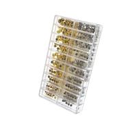 HOMOBABE Kit de Réparation Montre Rangement 20 Compartiments 300 Pièces Couronnes de Montre Étanches en Métal Plates et Dôme Tiges Assorties pour Horlogers et Collectionneurs