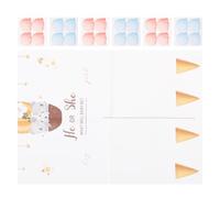 HOMOBABE Kit de Révélation du Genre pour Fête avec Affiche Rose et Bleu en Papier Couché, Activité Engageante pour Party Gender Reveal