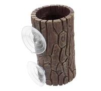 HOMOBABE Lézard Hide Décoration avec Ventouses pour Terrarium Abri Naturel pour Reptiles Et Géckos Léopards Accessoire De Réservoir pour Animaux à Sang Froid