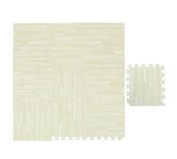 HOMOBABE Lot de 10 Dalles de Sol en Mousse 30X30X1Cm pour Bébé Tapis de Jeu Emboîtables en Grain de Tapis Épaissi pour Salle de Jeu et Sécurité